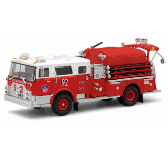 Miniature Code 3 Collectibles 1/64 - Mack CF Pumper Engine 31 FDNY Chief Cassano