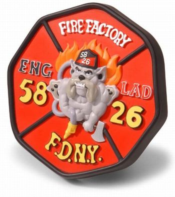 Code 3 FDNY Seagrave Rear Mount Ladder L26 Anniversary Special (12855)