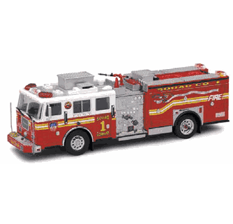 Seagrave Engine 1 FDNY - Code 3 - 1/64 - Camion Pompier Occasion