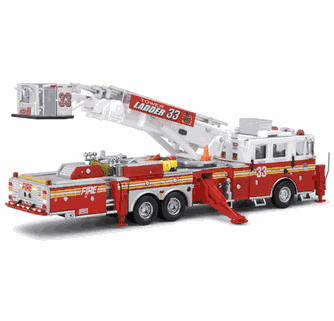 Code 3 FDNY Tower Ladder 33 Seagrave Aerialscope (12572)