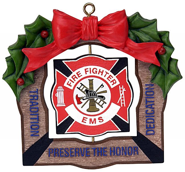 Code 3 Maltese Cross Christmas Collectible Ornament (12276) Free Shipping