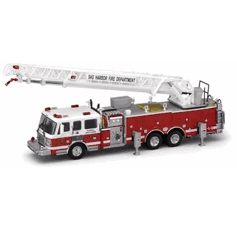 Code 3 Sag Harbor, NY American LaFrance Rear Mount Ladder 1 (12725)