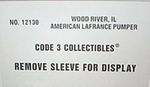 Code 3 Wood River, IL American LaFrance Pumper 12130