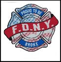 FDNY Bronx Firefighter Maltese Cross Reflective Decal Sticker (Free Shipping)