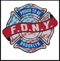 FDNY Brooklyn Firefighter Maltese Cross Reflective Decal Sticker (Free Shipping)