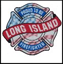 Long Island Firefighter Maltese Cross Reflective Decal Sticker (Free Shipping)