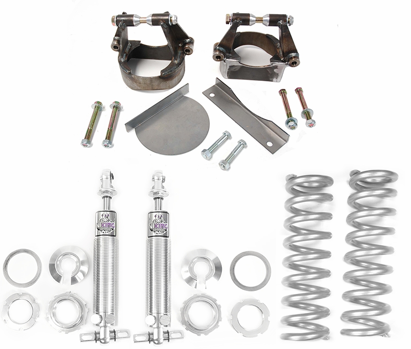 19641972 Front End Extended Travel Coilover Kit Chevelle, El Camino, Malibu, and Monte Carlo