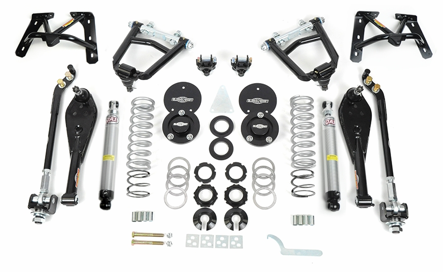19671970 Mustang Coilover Front End Kit Street Drag/Small Block (Single Adjustable) Global