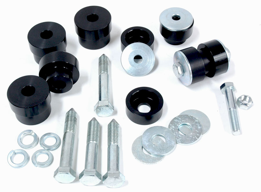 Stock Height Solid Aluminum Interloc Body Mount Bushings
