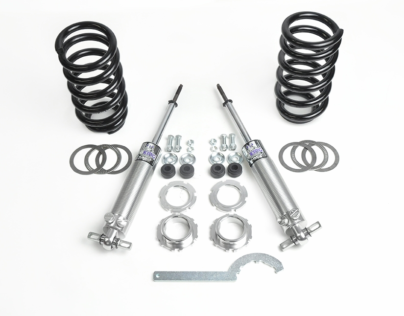 Global West's 196467 ABody BB Frt Coilover Kit using Viking double