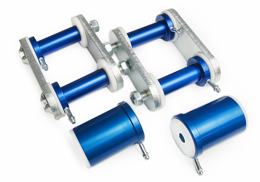 196770 Cougar performance leaf spring bushings and shackles