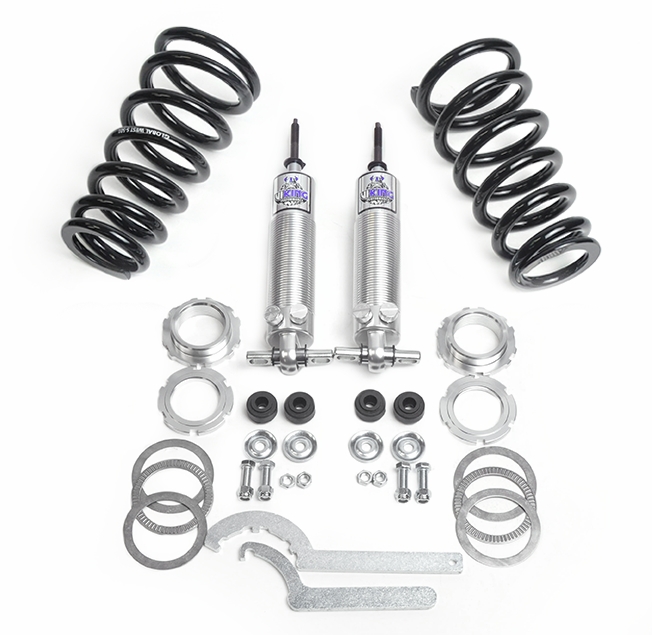 19651970 Impala, Biscayne, and Belair Front Coilover Double Adjustable Shock and Spring Kit