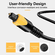 Digital 10ft Optical Audio Cable Tosklink to Tosklink Optical Fiber Optic Cable