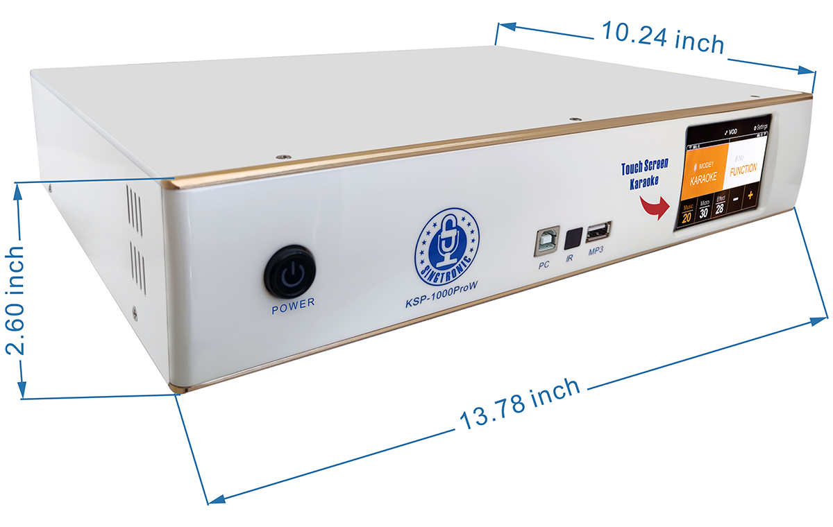 Singtronic Pro KSP1000ProW 2000W Digital Karaoke Amp
