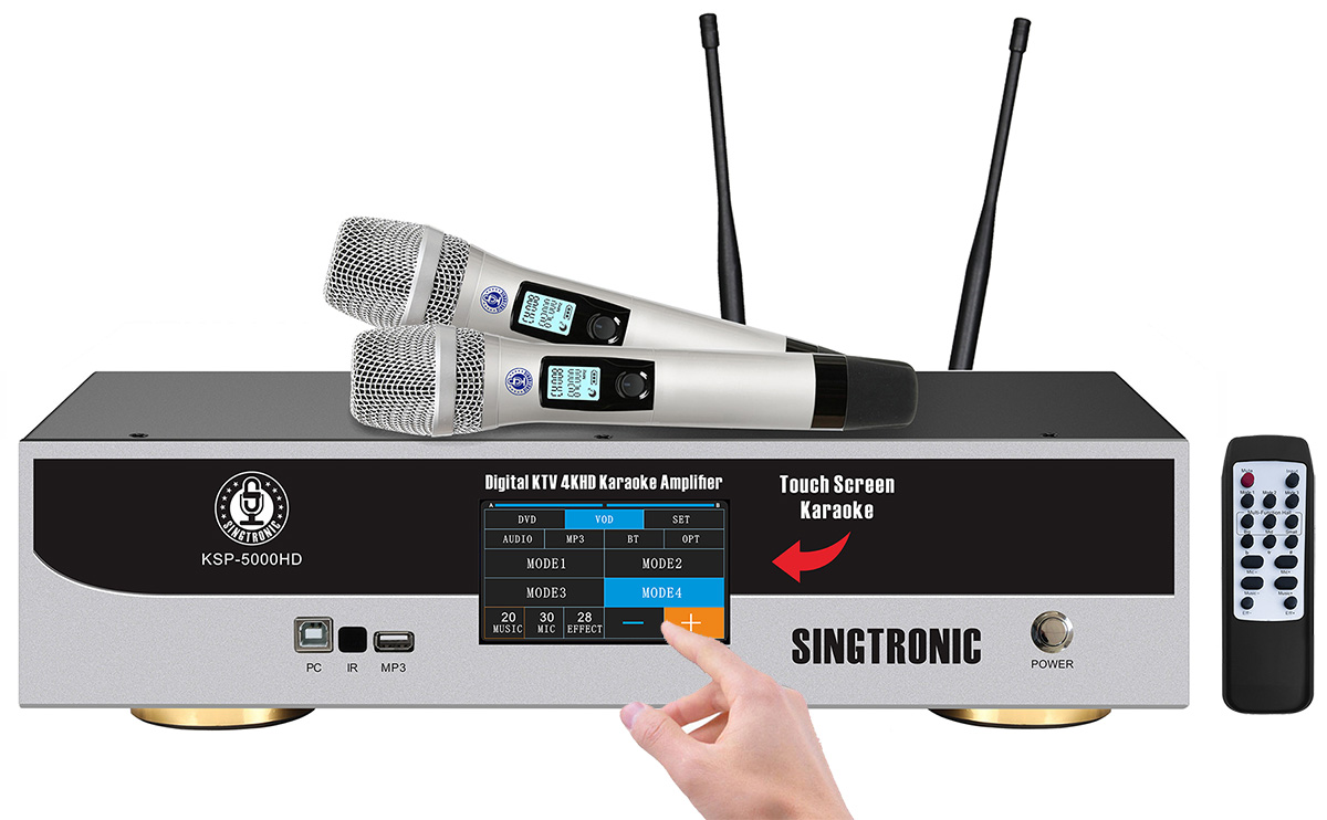 Singtronic KSP5000HD 4 in 1 Digital 5000W Karaoke Amp
