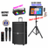 Singtronic BT-1500DSP Professional 15" Karaoke Speaker + KTV-15.6UHD Hard Drive Player