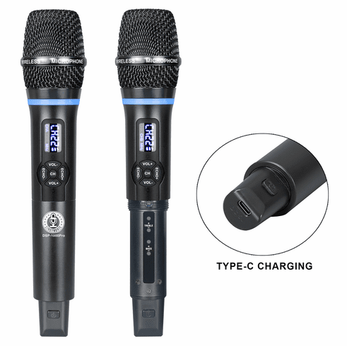 Mixeur Karaoké Singtronic DSP-3000ProII Avec Micros - Effets Vocaux, Contrôle Clé