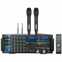 Singtronic KA-3000ProM Professional 3 in 1 KJ/DJ 3000W Mixing Amplifier Equalizer Karaoke & USB Recording