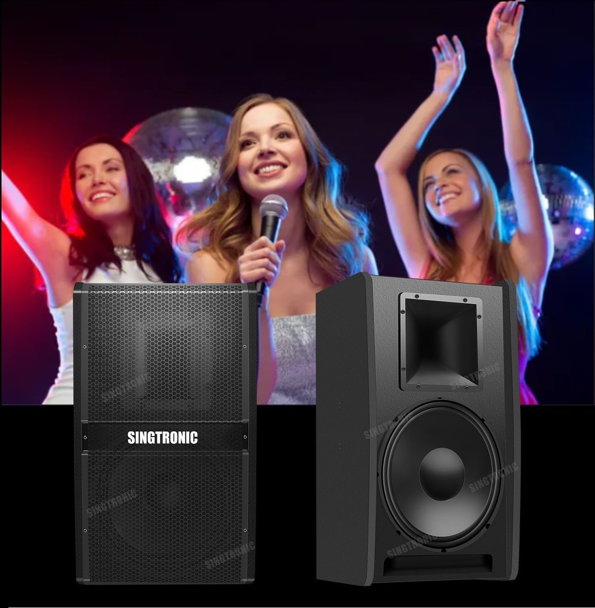 KS-1000Pro Professional 3000W Vocalist Karaoke Speaker