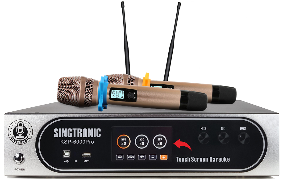 Singtronic KSP6000Pro 6000W Digital 3in1 Karaoke Processor