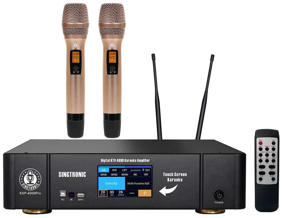 Complete Professional 4000W Karaoke System by Singtronic