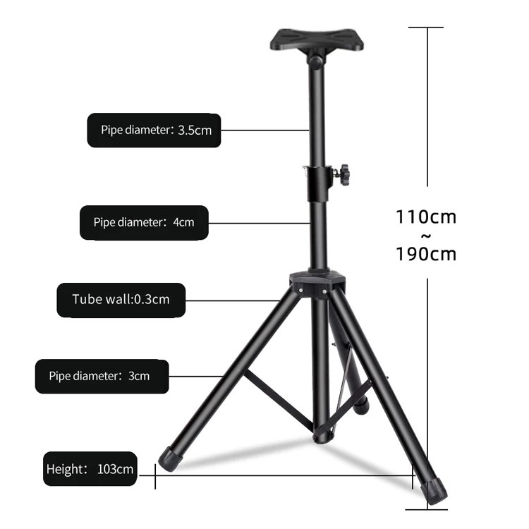 Singtronic Professional Heavy Duty Tripod Speaker Stand (Pair)