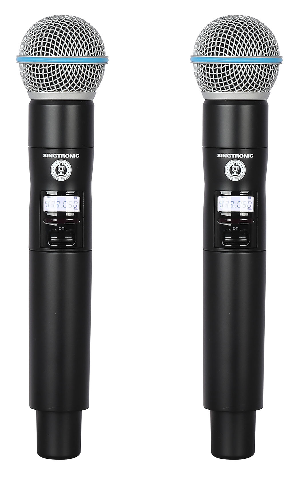 Professional 2 x True Diversity Wireless Microphone Karaoke System