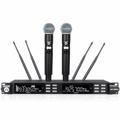 Singtronic UHF-3000Pro Professional True Diversity 2 x Wireless Microphone