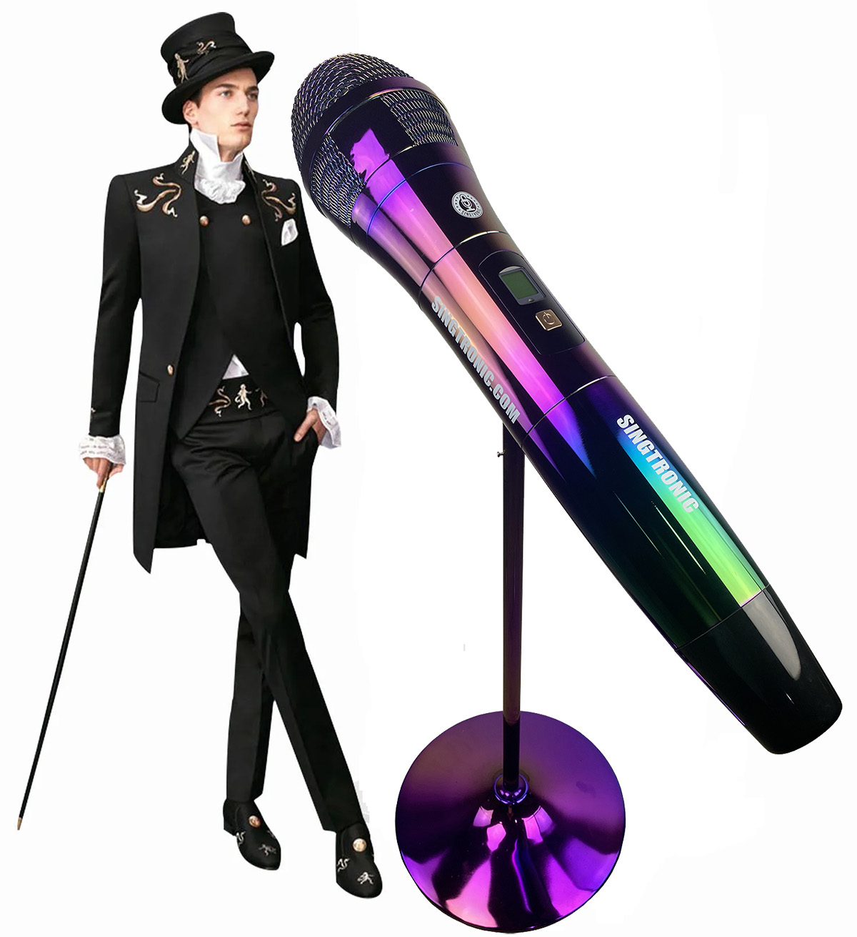 Singtronic UHFGM22 Professional Giant Single Wireless Microphone Karaoke