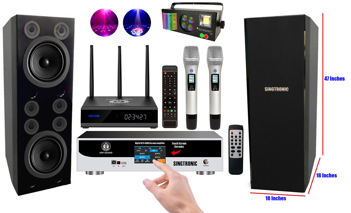 Youtube Karaoke System Singtronic 5000W Select Songs