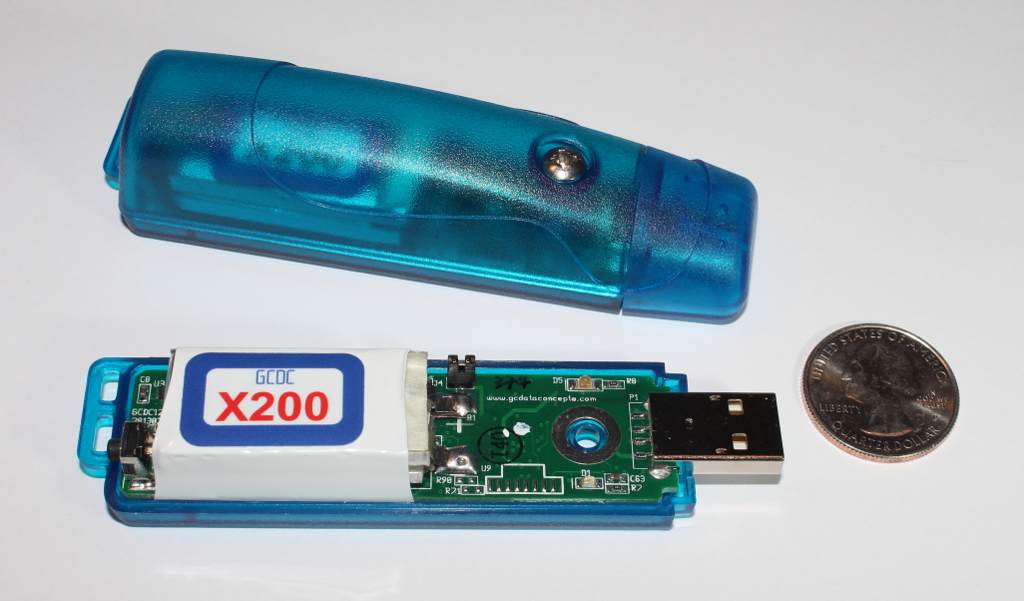 X2005 Impact Accelerometer Data Logger