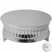 14" Round Nickelplated Cake Plateau