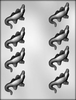 2-1/2" Aligator Chocolate Mold