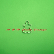 2" Gingerbread Girl Cookie Cutter
