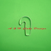 3-1/2" Candy Cane Cookie Cutter