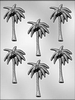 3-1/2" Palm Tree Chocolate Mold