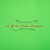 4-1/2" Dog Bone Cookie Cutter