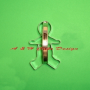 5" Gingerbread Boy Cookie Cutter w/ Handle