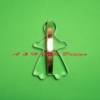 5" Gingerbread Girl Cookie Cutter with Handle