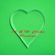 6" Heart Shaped Cookie Cutter