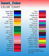 Americolor Color Chart