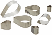 Ateco 5266 Teardrop Cutter Set, 7 pc. Set