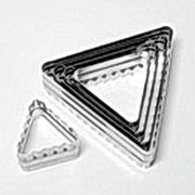 Ateco Double Sided Triangle Cutter Set 6 pc.