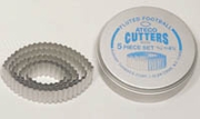 Ateco Fluted Football 5 piece set