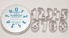 Ateco Number Set 0 - 9 