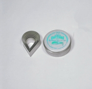 Ateco Plain Tear Drop Cutter Set / 6
