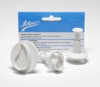 Ateco Set of 3 Curved Leaf Sugarpaste Cutters