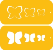 Butterfly 3-d Stencil Set - C031