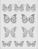 Butterfly Gelatin Veining Sheet