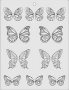 Butterfly Gelatin Veining Sheet